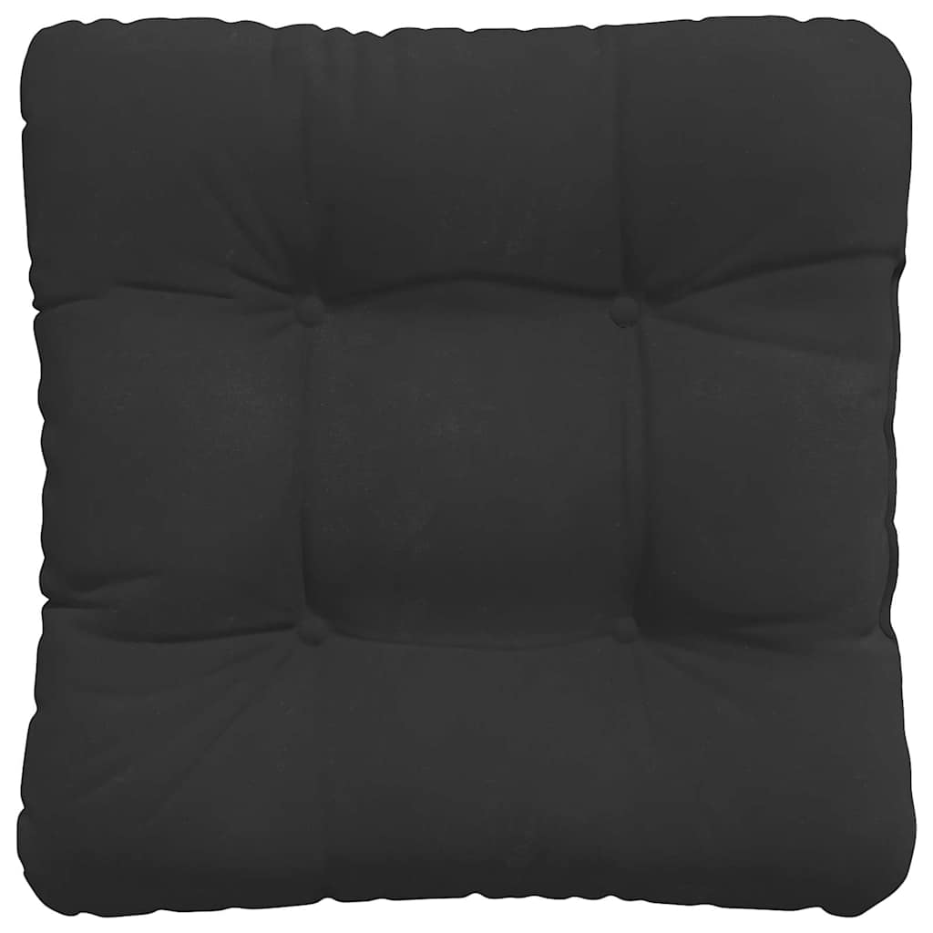Cuscini per Seduta 4 pcs Nero 40 x 40 cm Tessuto in Microfibra