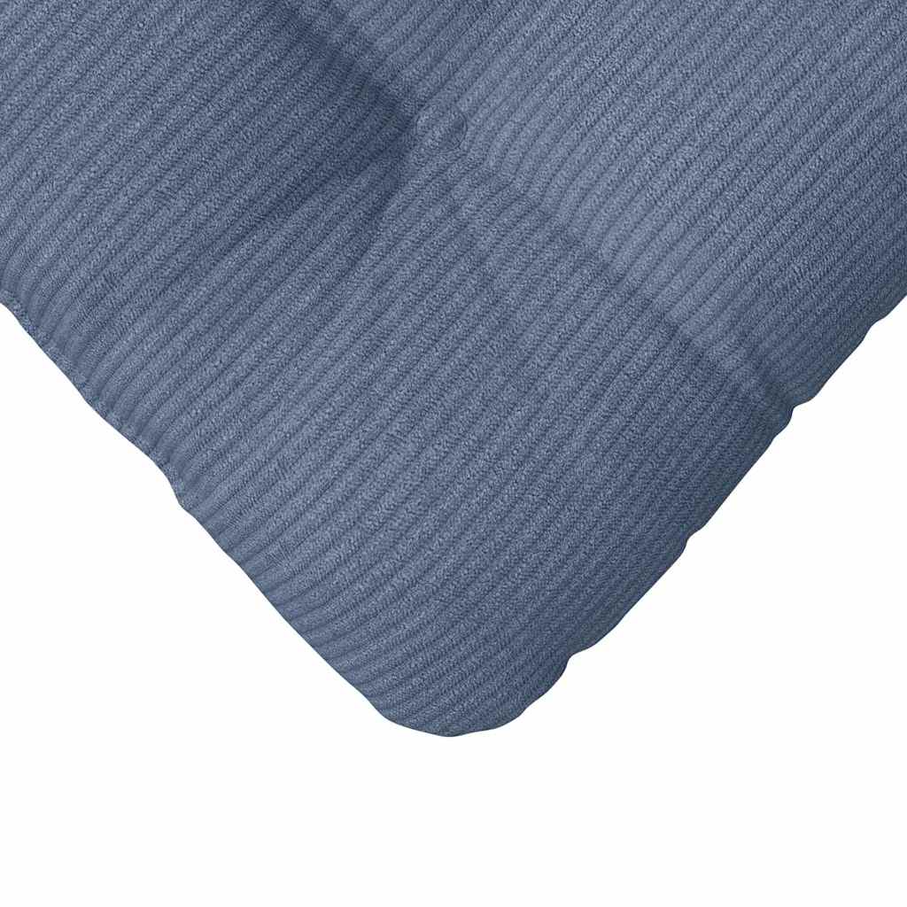Cuscini per Seduta 4 pcs Blu 40 x 40 cm Tessuto in Cords