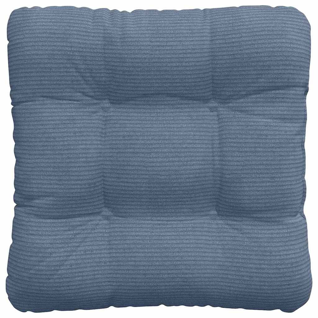 Cuscini per Seduta 4 pcs Blu 40 x 40 cm Tessuto in Cords