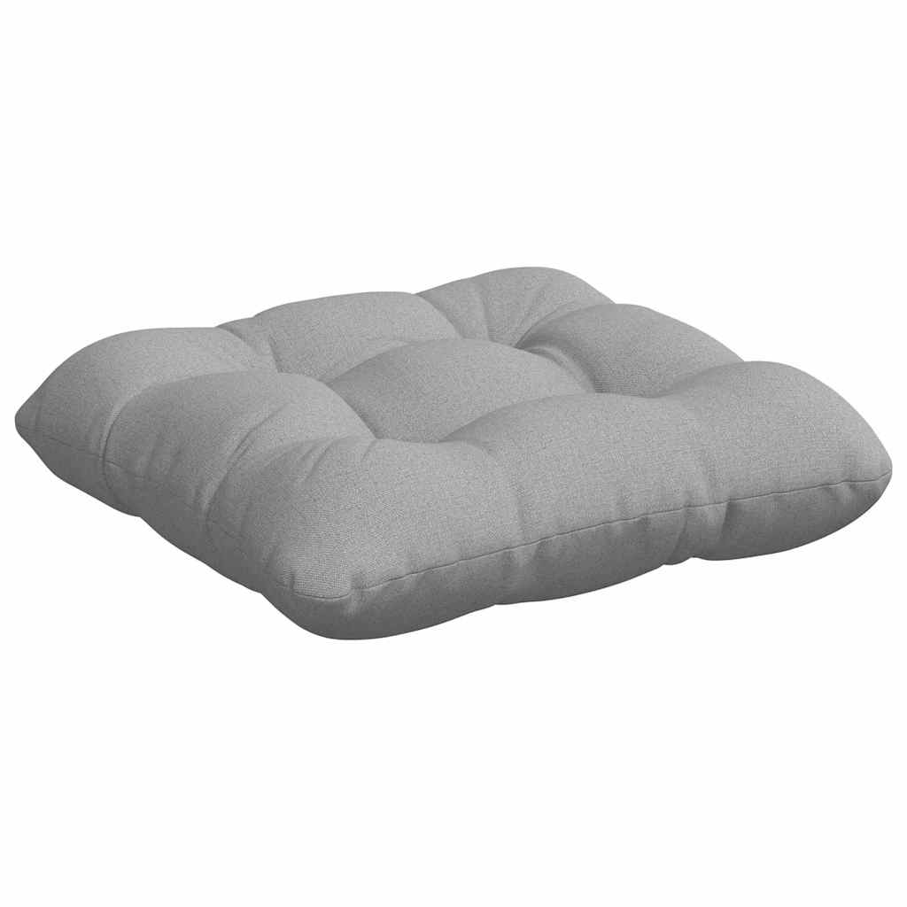Cuscini per Seduta 4 pcs Grigio Nuvola 45 x 45 x 12 cm Tessuto