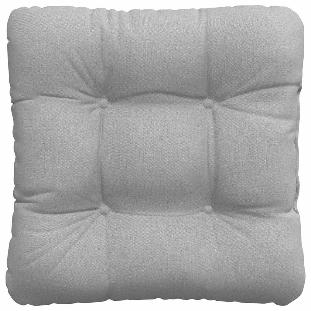 Cuscini per Seduta 4 pcs Grigio Nuvola 45 x 45 x 12 cm Tessuto