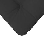 Cuscini per Seduta 4 pcs Nero 45 x 45 cm Tessuto in Microfibra
