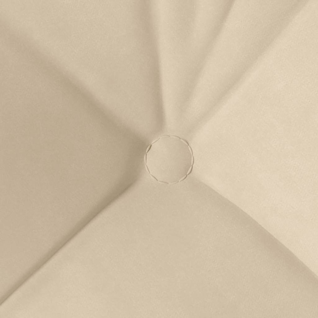 Cuscini per Seduta 4 pcs Crema 45 x 45 cm Tessuto in Microfibra