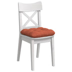 Cuscini per Seduta 4 pcs Rosso Arancio 45 x 45 cm