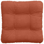 Cuscini per Seduta 4 pcs Rosso Arancio 45 x 45 cm