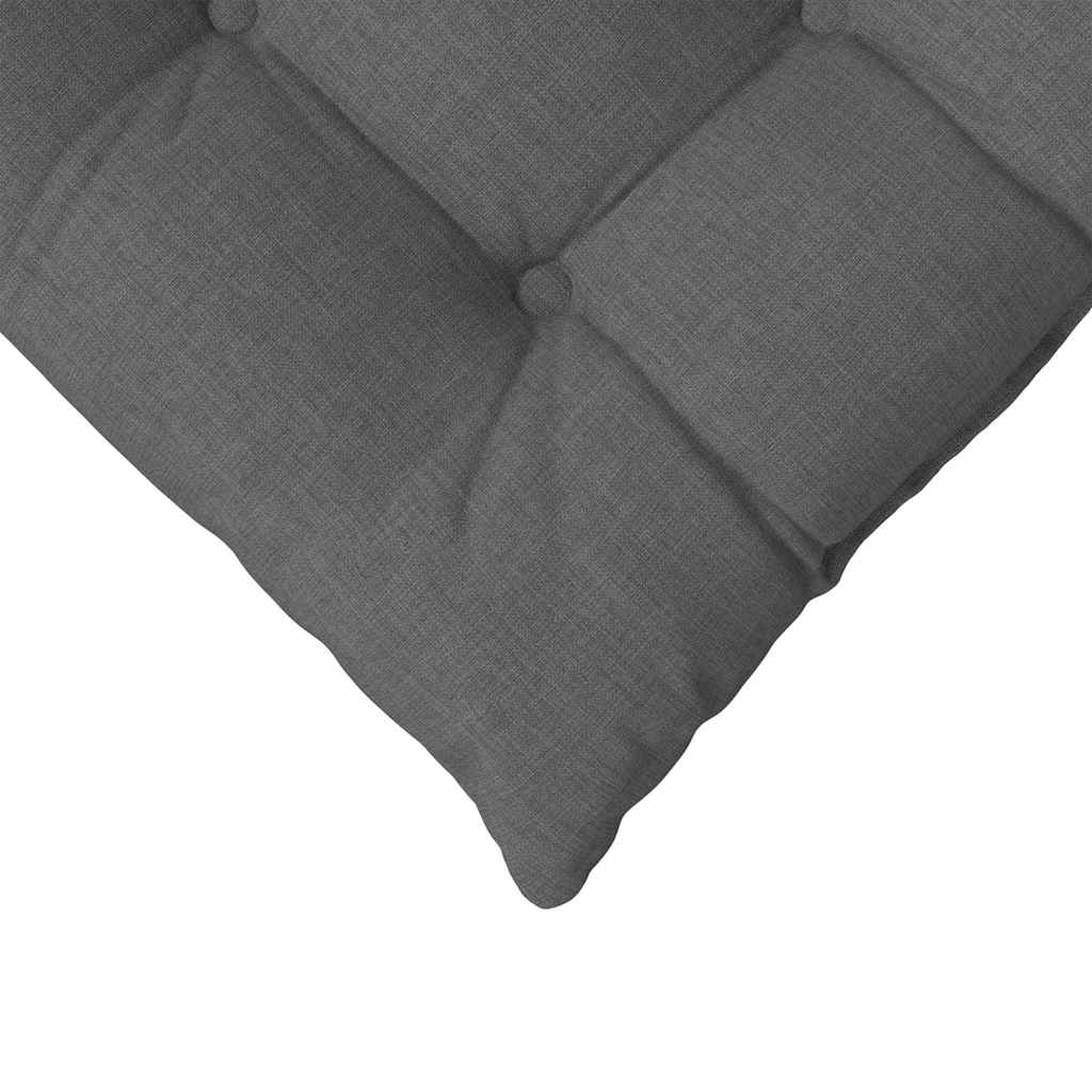 Cuscini per Seduta 4 pcs Grigio scuro 40 x 40 x 6 cm Tessuto