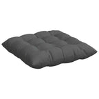 Cuscini per Seduta 4 pcs Grigio scuro 40 x 40 x 6 cm Tessuto