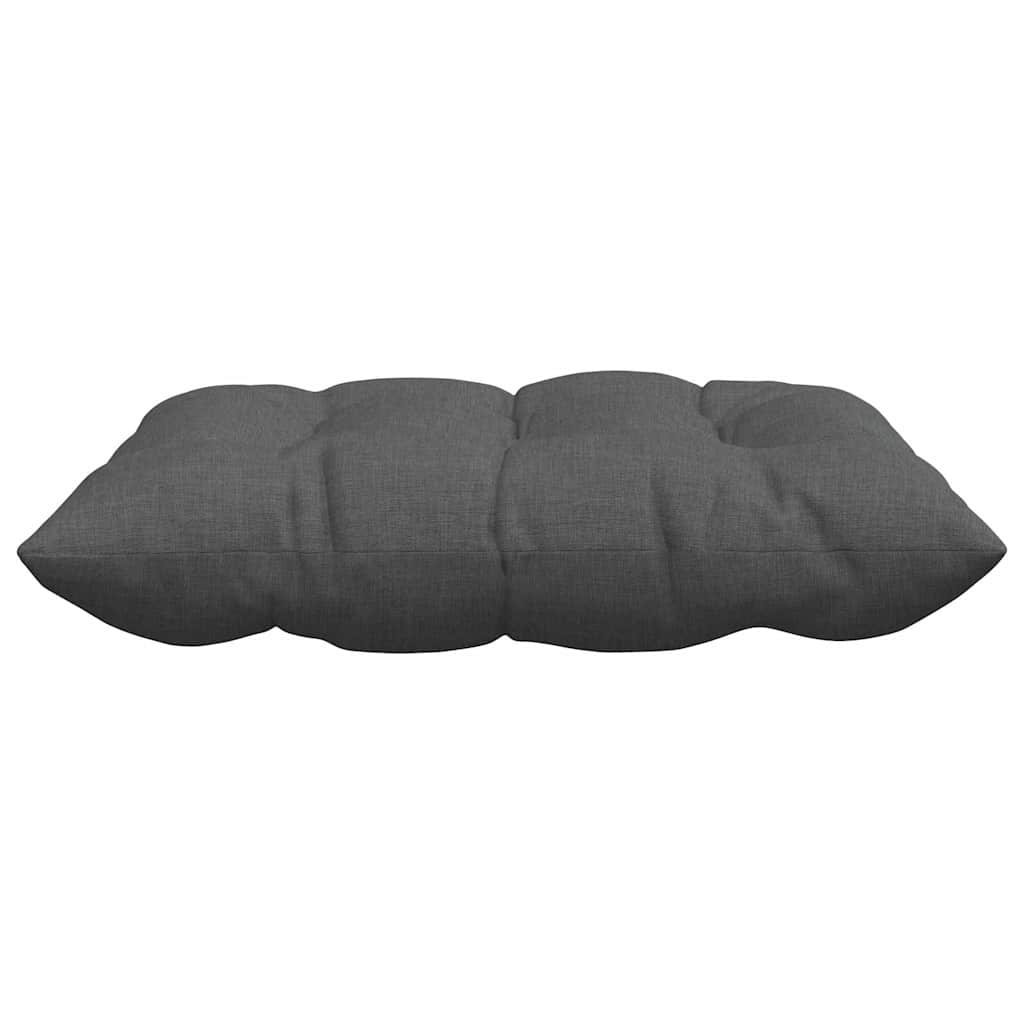 Cuscini per Seduta 4 pcs Grigio scuro 40 x 40 x 6 cm Tessuto