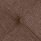 Cuscini per Seduta 4 pcs Marrone 40 x 40 x 6 cm Tessuto