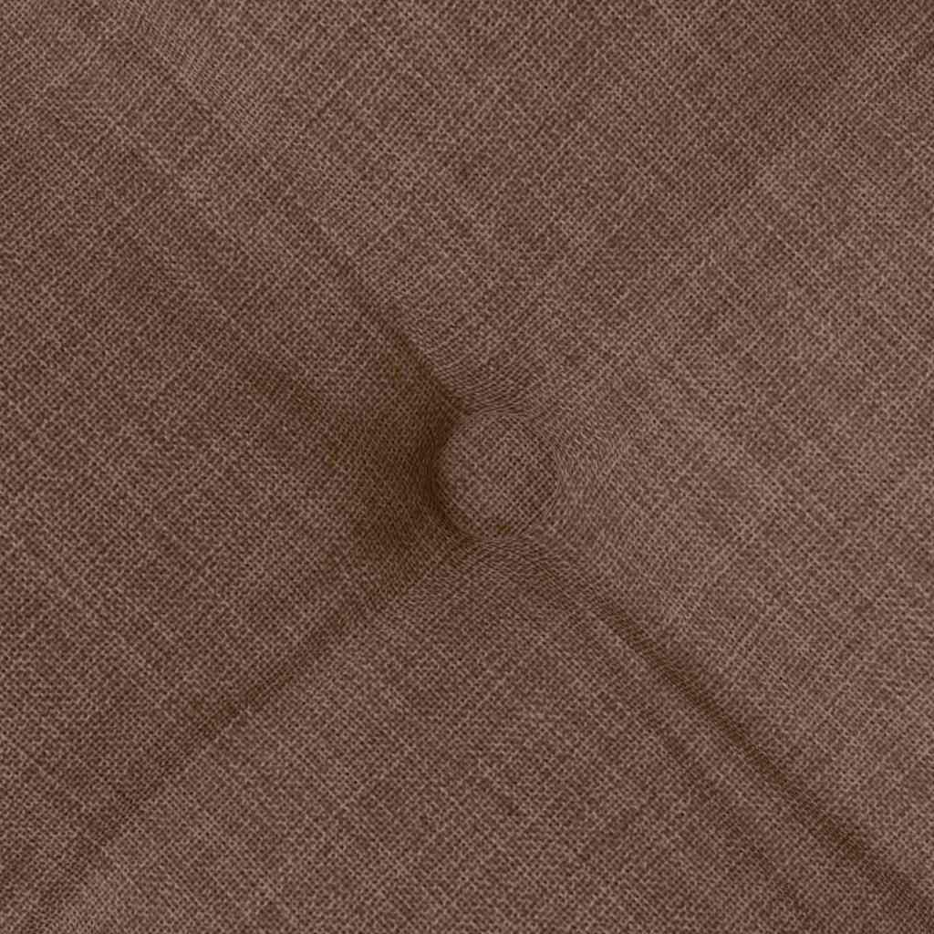 Cuscini per Seduta 4 pcs Marrone 40 x 40 x 6 cm Tessuto