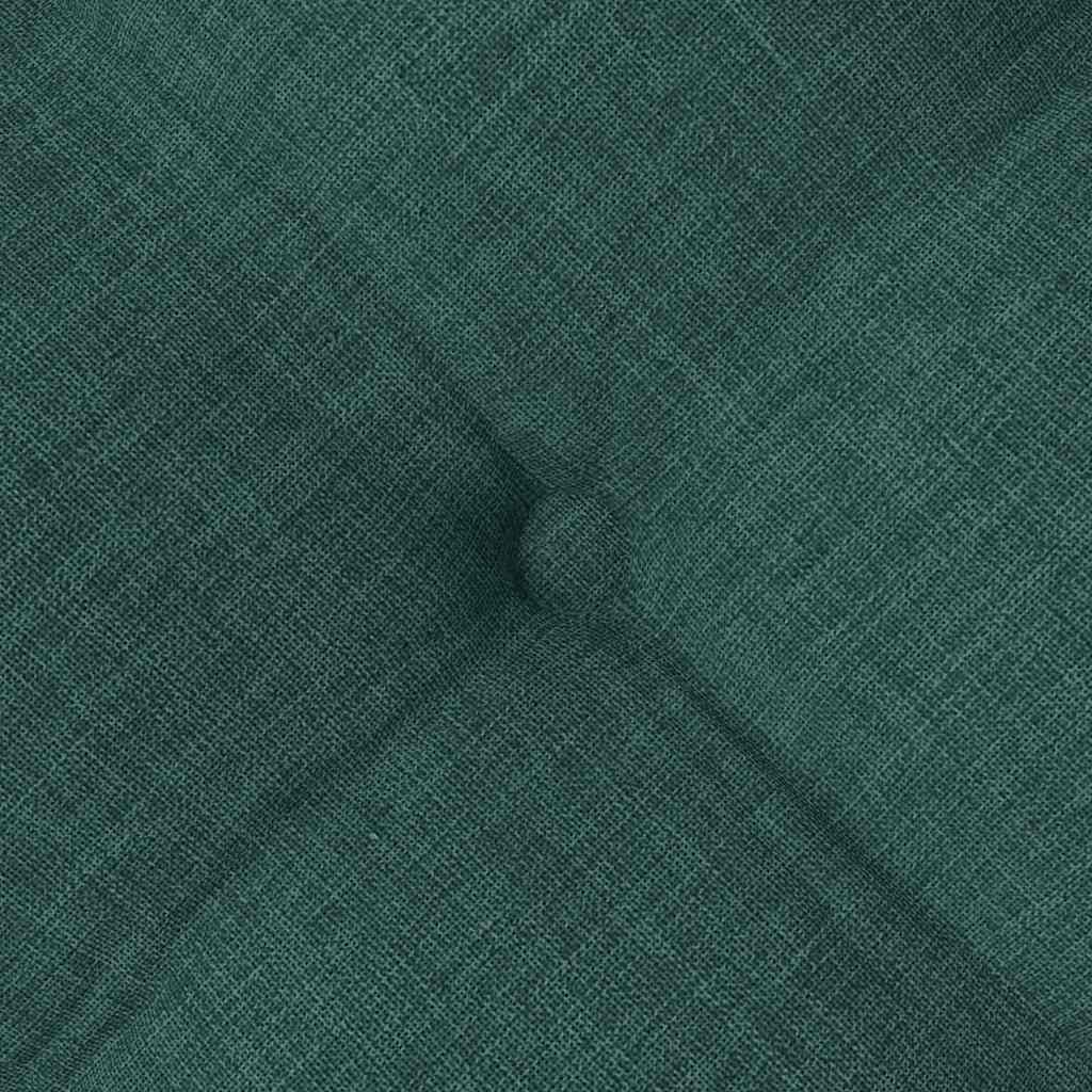 Cuscini per Seduta 4 pcs Verde Scuro 40 x 40 x 6 cm Tessuto