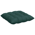 Cuscini per Seduta 4 pcs Verde Scuro 40 x 40 x 6 cm Tessuto