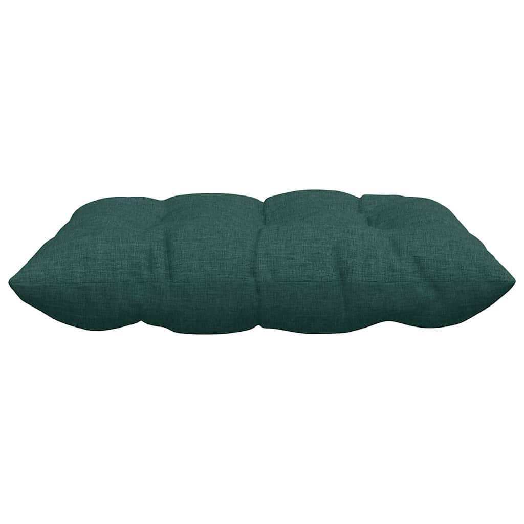 Cuscini per Seduta 4 pcs Verde Scuro 40 x 40 x 6 cm Tessuto