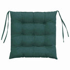 Cuscini per Seduta 4 pcs Verde Scuro 40 x 40 x 6 cm Tessuto