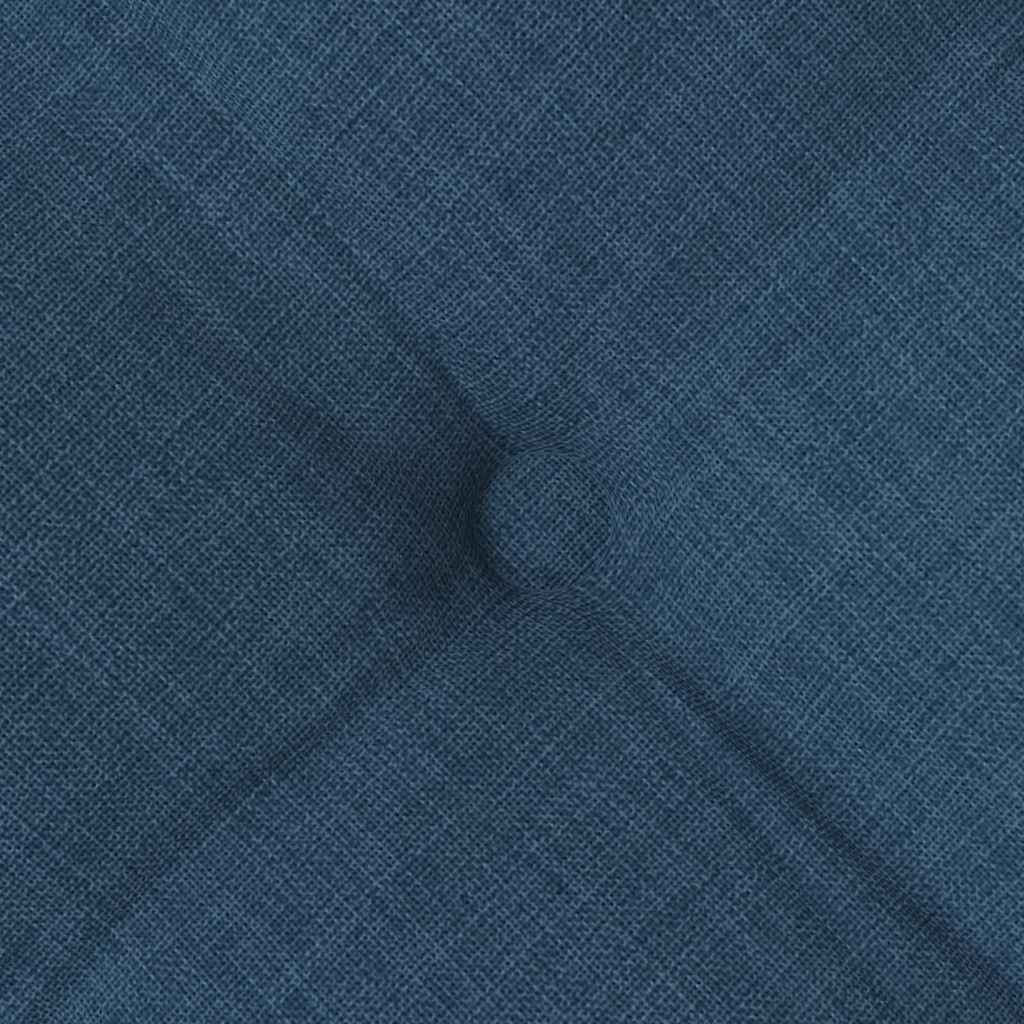 Cuscini per Seduta 4 pcs Blu 40 x 40 x 6 cm Tessuto