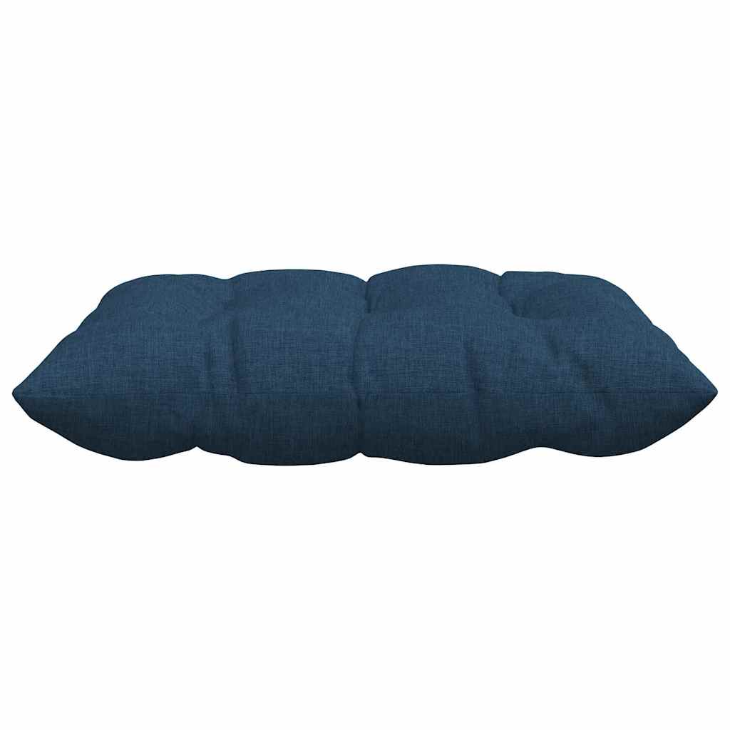 Cuscini per Seduta 4 pcs Blu 40 x 40 x 6 cm Tessuto