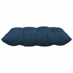Cuscini per Seduta 4 pcs Blu 40 x 40 x 6 cm Tessuto