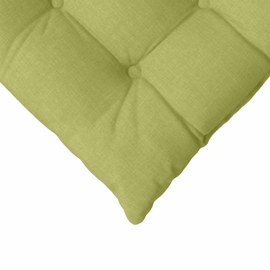 Cuscini per Seduta 4 pcs Verde chiaro 40 x 40 x 6 cm Tessuto