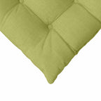 Cuscini per Seduta 4 pcs Verde chiaro 40 x 40 x 6 cm Tessuto