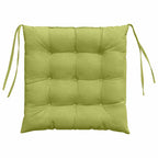 Cuscini per Seduta 4 pcs Verde chiaro 40 x 40 x 6 cm Tessuto