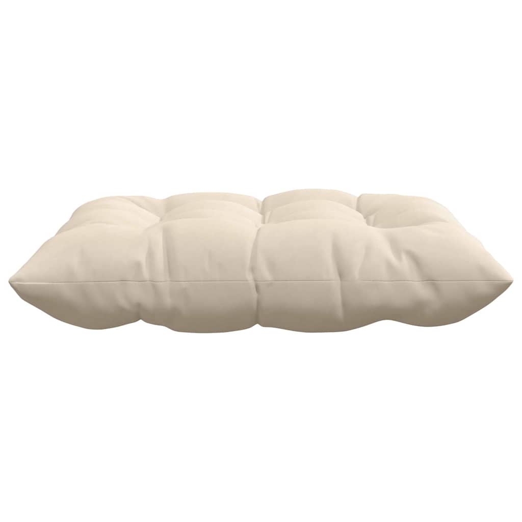 Cuscini per Seduta 4 pcs Beige 40 x 40 x 6 cm Microfibra