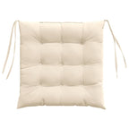 Cuscini per Seduta 4 pcs Beige 40 x 40 x 6 cm Microfibra