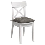Cuscini per Seduta 4 pcs Grigio chiaro 40 x 40 x 6 cm