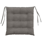 Cuscini per Seduta 4 pcs Grigio chiaro 40 x 40 x 6 cm