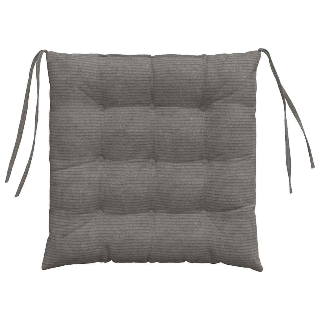 Cuscini per Seduta 4 pcs Grigio chiaro 40 x 40 x 6 cm