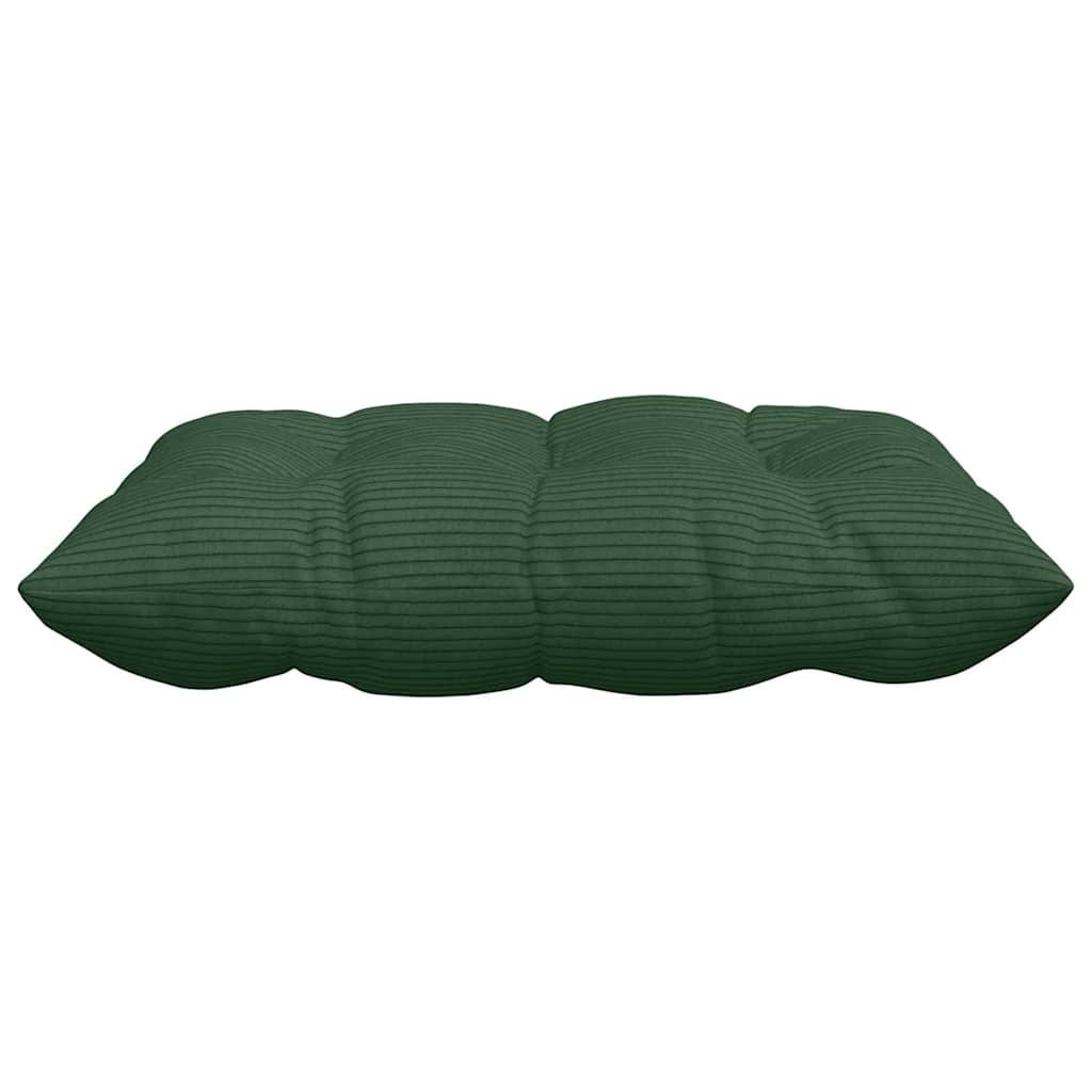 Cuscini per Seduta 4 pcs Verde Scuro 40 x 40 x 6 cm