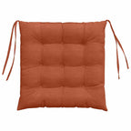 Cuscini per Seduta 4 pcs Rosso Arancio 40 x 40 x 6 cm