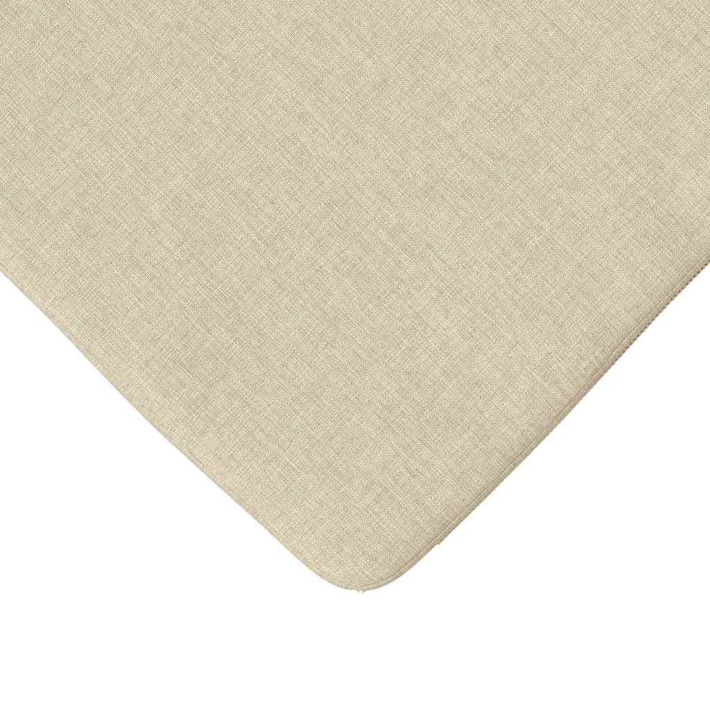 Cuscini per Seduta 4 pcs Crema 40 x 40 x 3 cm Tessuto