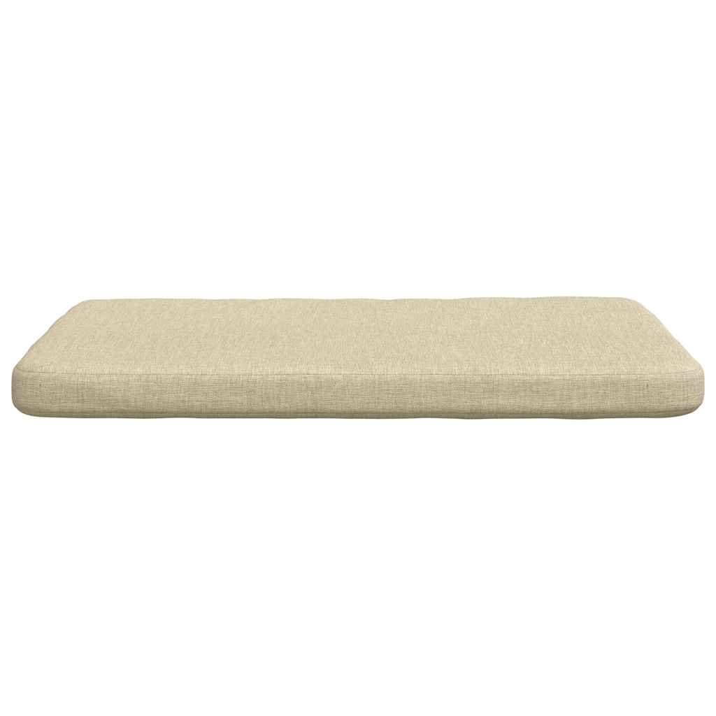 Cuscini per Seduta 4 pcs Crema 40 x 40 x 3 cm Tessuto