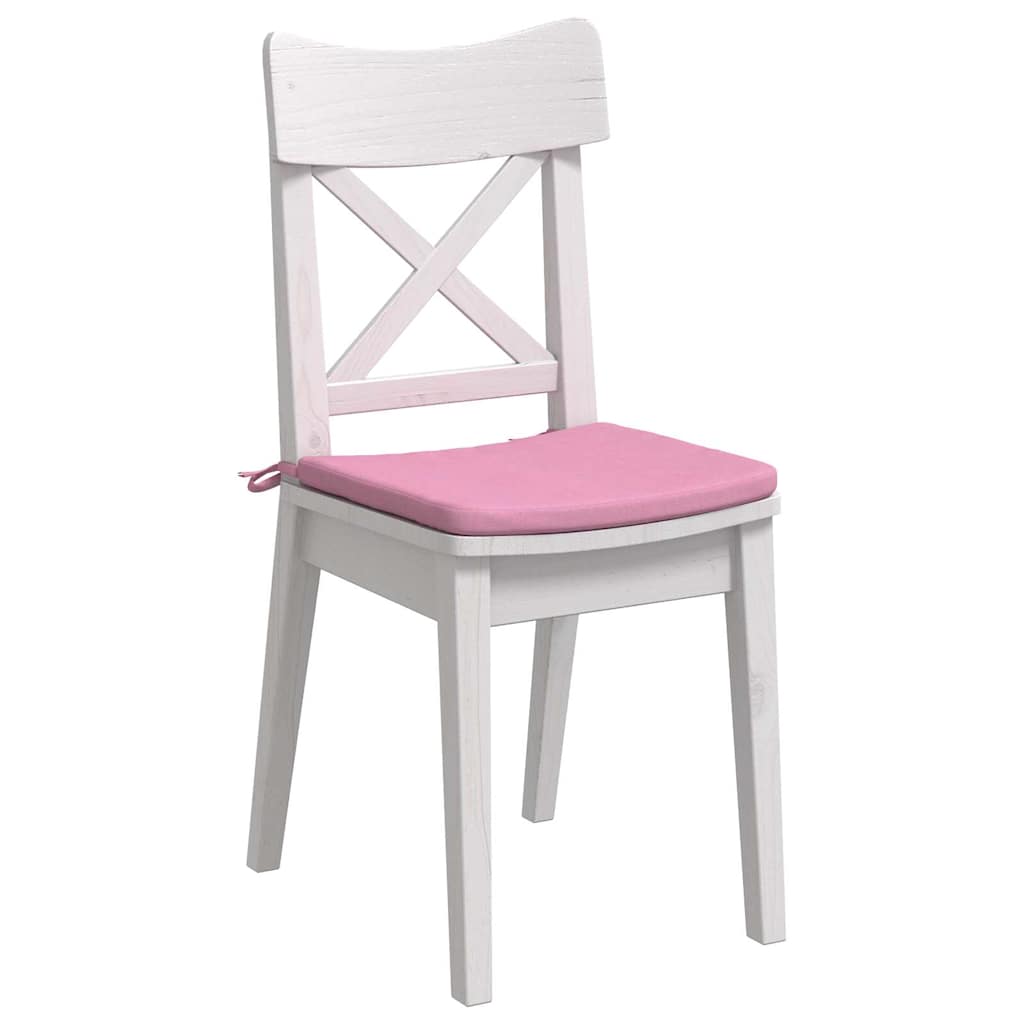 Cuscini per Seduta 4 pcs Rosa 40 x 40 x 3 cm Tessuto