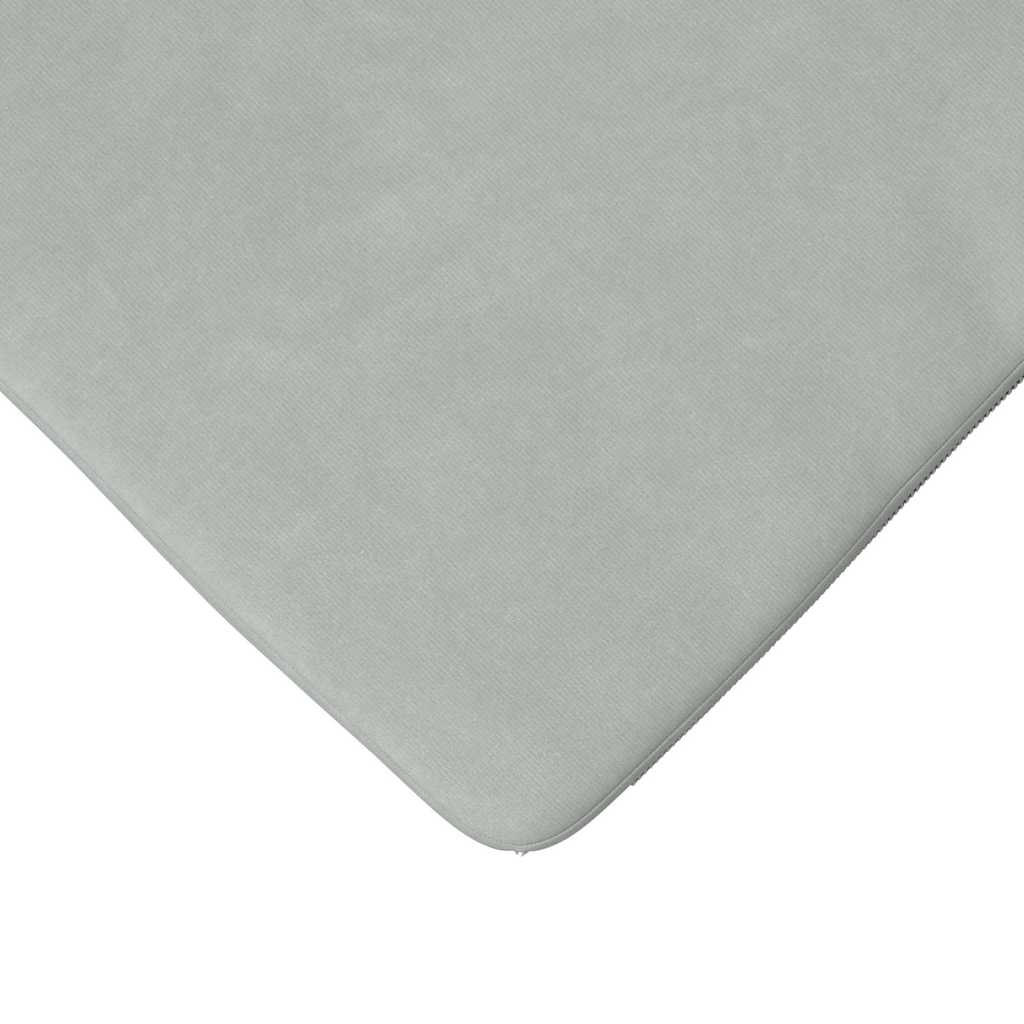 Cuscini per Seduta 4 pcs Grigio chiaro 40 x 40 x 3 cm Velluto