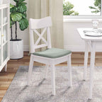 Cuscini per Seduta 4 pcs Grigio chiaro 40 x 40 x 3 cm Velluto