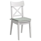 Cuscini per Seduta 4 pcs Grigio chiaro 40 x 40 x 3 cm Velluto