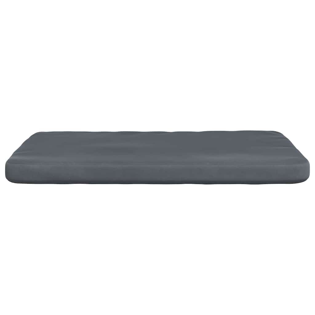 Cuscini per Seduta 4 pcs Grigio scuro 40 x 40 x 3 cm Velluto