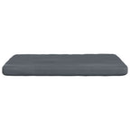 Cuscini per Seduta 4 pcs Grigio scuro 40 x 40 x 3 cm Velluto