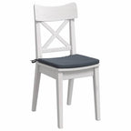 Cuscini per Seduta 4 pcs Grigio scuro 40 x 40 x 3 cm Velluto