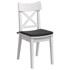 Cuscini per Seduta 4 pcs Nero 40 x 40 x 3 cm Velluto