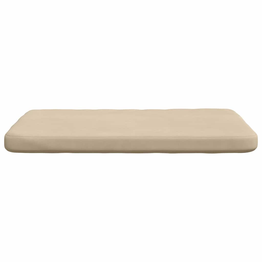Cuscini per Seduta 4 pcs Crema 40 x 40 x 3 cm