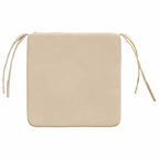 Cuscini per Seduta 4 pcs Crema 40 x 40 x 3 cm