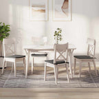 Cuscini per Seduta 4 pcs Grigio chiaro 40 x 40 x 3 cm