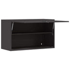 Armadio a muro per garage Nero 90 x 40 x 53 cm