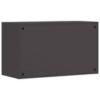 Armadio a muro per garage Nero 90 x 40 x 53 cm