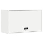 Armadio a muro per garage Bianco 90 x 40 x 53 cm
