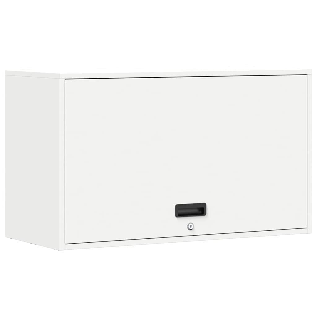 Armadio a muro per garage Bianco 90 x 40 x 53 cm
