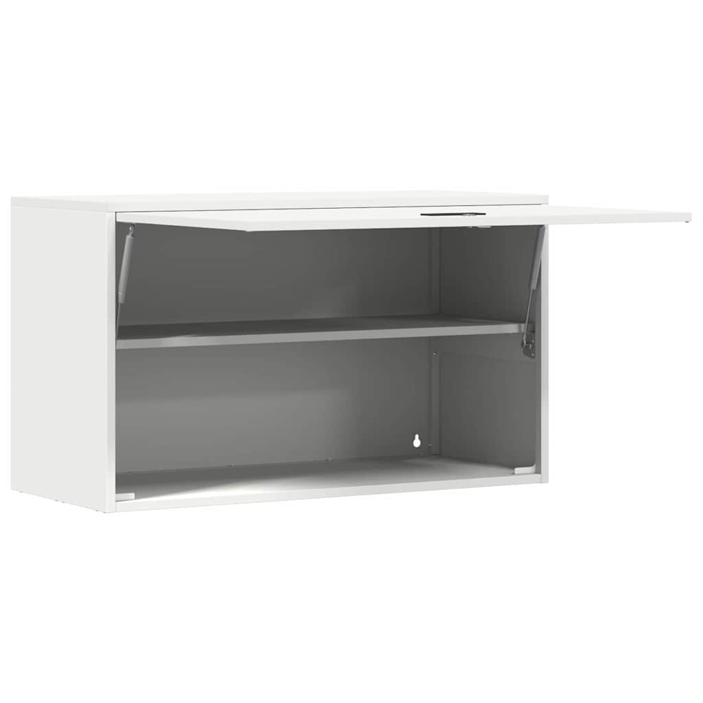 Armadio a muro per garage Bianco 90 x 40 x 53 cm
