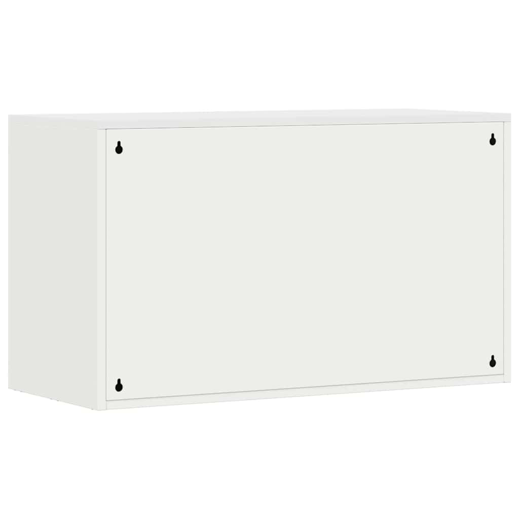Armadio a muro per garage Bianco 90 x 40 x 53 cm